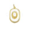 Brass Enamel Pendants KK-K400-20G-01-1