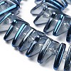 Electroplate Glass Beads Strands GLAA-K061-04A-FR03-3