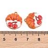 Baking Paint Zinc Alloy Pendants AL-CBA032C-03E-3