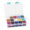 375G 15 Colors Glass Seed Beads SEED-JP0004-04-4mm-6