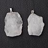 Natural Quartz Crystal Pendants G-G884-A02-1