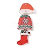 Christmas Printed Acrylic Big Pendants MACR-F086-03A-1