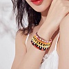 Handmade Polymer Clay Heishi Beads Stretch Bracelets Sets BJEW-JB05902-10-6