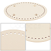 PU Leather Flat Round Bag Bottom FIND-PH0016-001I-5