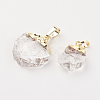 Natural Quartz Crystal Pendants G-F527-04G-1