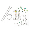 DIY Alloy European Bracelets Making Kits DIY-I108-01D-2