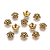 Tibetan Style Bead Caps TIBEB-A24621-AG-LF-1