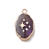 Natural Amethyst Pendants G-K333-01D-2