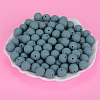 Round Silicone Focal Beads SI-JX0046A-103-3