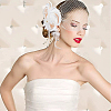 Bridal Mesh Veil Floral Cloth Hair Combs MRMJ-WH0077-096-5