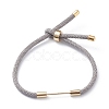 Braided Nylon Cord Bracelet Making MAK-A017-D01-01G-1