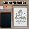 Plastic Hollow Out Drawing Painting Stencils Templates DIY-WH0396-835-3