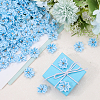 Polyester Rhinestones Flower for Ornament Appliques DIY Wedding FIND-WH20001-76A-4