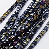 Electroplate Glass Bead Strands EGLA-J028-6x6mm-AB12-1