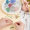 DIY Rosary Beaded Style Necklaces Bracelet Making Finding Kit DIY-AR0003-72-3