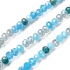 Electroplate Glass Beads Strands EGLA-YW0002-D05-3