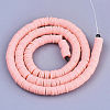 Handmade Polymer Clay Beads X-CLAY-R067-4.0mm-18-1