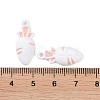 Spray Painted Alloy Pendants ENAM-R149-09B-G-3