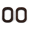 Natural Wenge Wood Pendants WOOD-T023-41-2