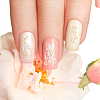 10 Sheets 10 Style Gold Stamping Wave French French Tips Nail Stickers MRMJ-HY0002-33-5