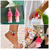 14Pcs 7 Colors Polyester Tassel Pendants FIND-TA0009-44-8