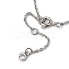 Cube Micro Pave Cubic Zirconia Pendant Necklaces & Bracelets Sets SJEW-JS01116-03-9