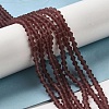 Imitate Austrian Crystal Frosted Glass Beads Strands LS-EGLA-A039-T2mm-MD05-4