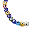 Handmade Evil Eye Lampwork Beads Strands LAMP-G166-05A-02-3