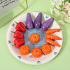 40Pcs 4 Styles Foam Artificial Vegetables AJEW-GF0009-58-4