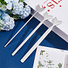 3Pcs 3 Style Stainless Steel Fishtail Bangle Blank Strips FIND-UN0001-96P-2