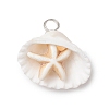 Summer Beach Natural Shell Pendants PALLOY-JF02649-2