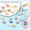 20Pcs 2 Styles Opaque Acrylic European Beads OACR-YW0004-39-5