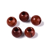 Natural Red Jasper European Beads G-Q607-02G-1