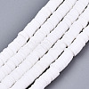 Handmade Polymer Clay Beads Strands CLAY-R089-6mm-077-1