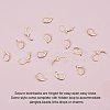 304 Stainless Steel Leverback Earring Findings STAS-PH0018-28G-4