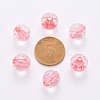 Transparent Acrylic Beads TACR-S154-10A-52-3