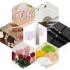 100Pcs Rectangle Mesh Polyester Gift Bags ABAG-GF0001-33-5