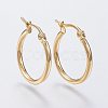 304 Stainless Steel Hoop Earrings LS-EJEW-F105-12G-1