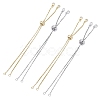 Rack Plating Eco-Friendly Brass Chain Bracelet Making KK-CJ0001-27-4