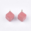 Flocky Acrylic Pendants FIND-T046-30-11-2