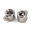 304 Stainless Steel Crimp Beads X-STAS-A151-04P-3