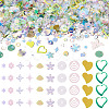 100G Plastic Sequins Beads PVC-TA0001-04E-1