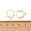 Brass Stud Earring Findings LS-KK-Q035-08G-3