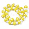 Mushroom Handmade Lampwork Beads Strands LAMP-R116-27-2