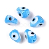 Handmade Evil Eye Lampwork Beads LAMP-T021-16C-1