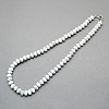 Fashionable Gemstone Beaded Necklaces NJEW-R211-01-1