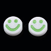 Opaque Craft Acrylic Beads X-MACR-S369-003B-01-4