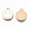 Alloy Enamel Charms ENAM-S121-165G-RS-3