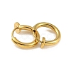 Ion Plating(IP) 304 Stainless Steel Clip-on Earrings EJEW-M218-03A-G-2