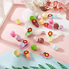 24Pcs 16 Styles Silicone Beads SIL-TA0003-03-5